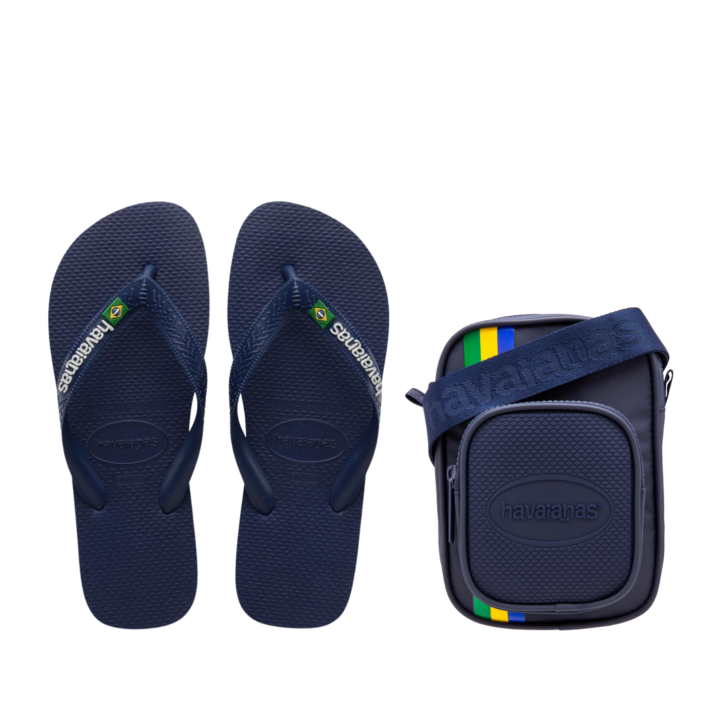 Kit Havaianas Brasil: Brasil Logo + Shoulder Bag Brasil
