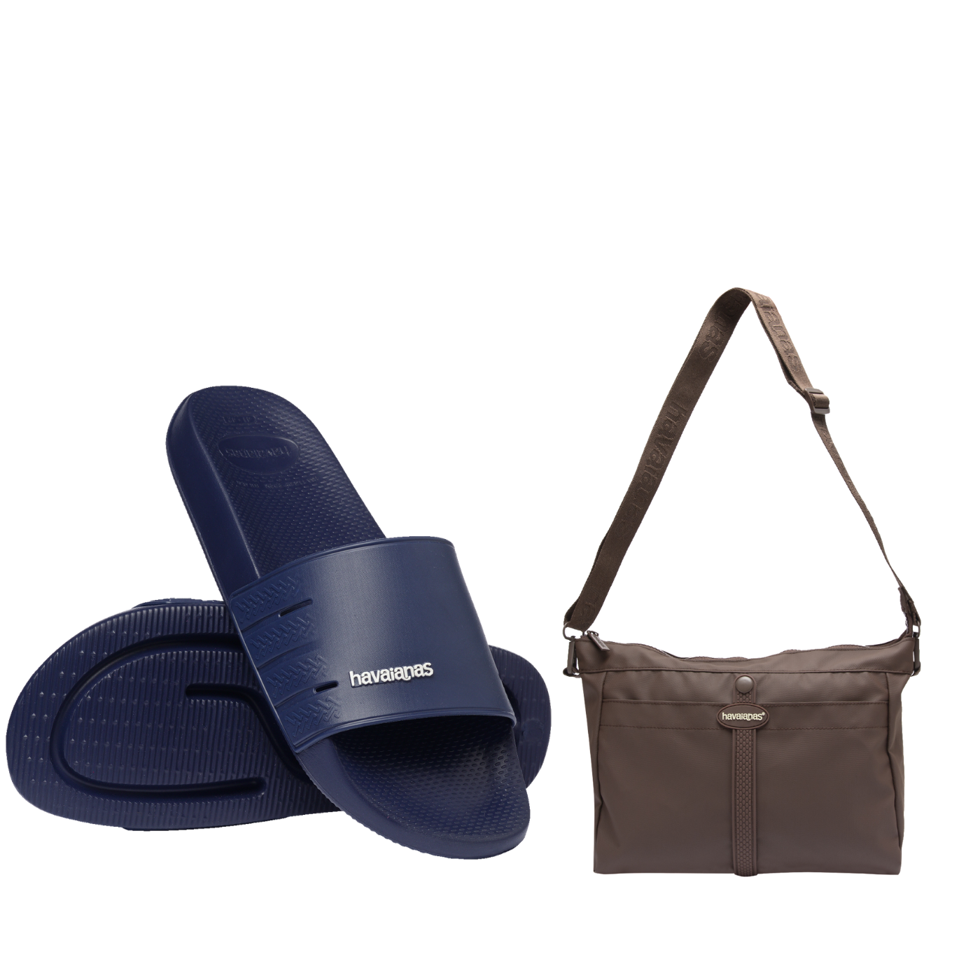 Kit Havaianas para Presente: Slide Zero + Bolsa Transversal