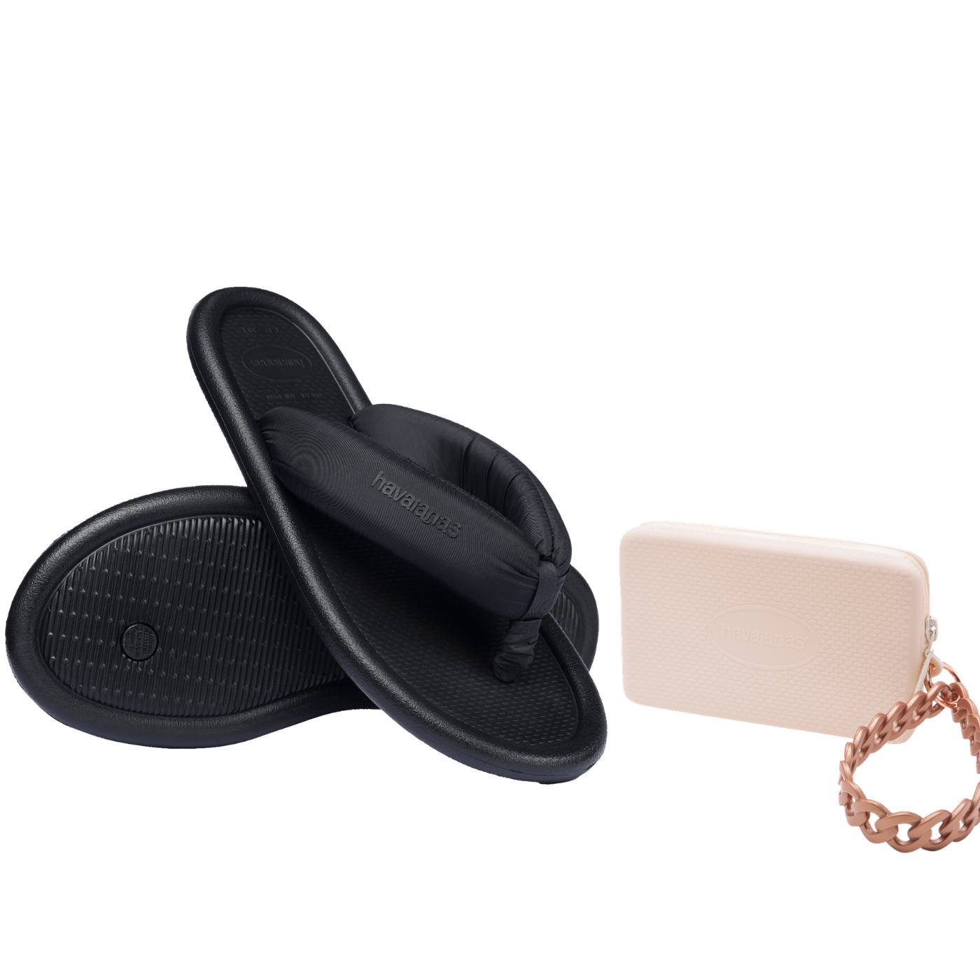 Kit Havaianas para elas: Maxi Puffed + Mini Bag Chains