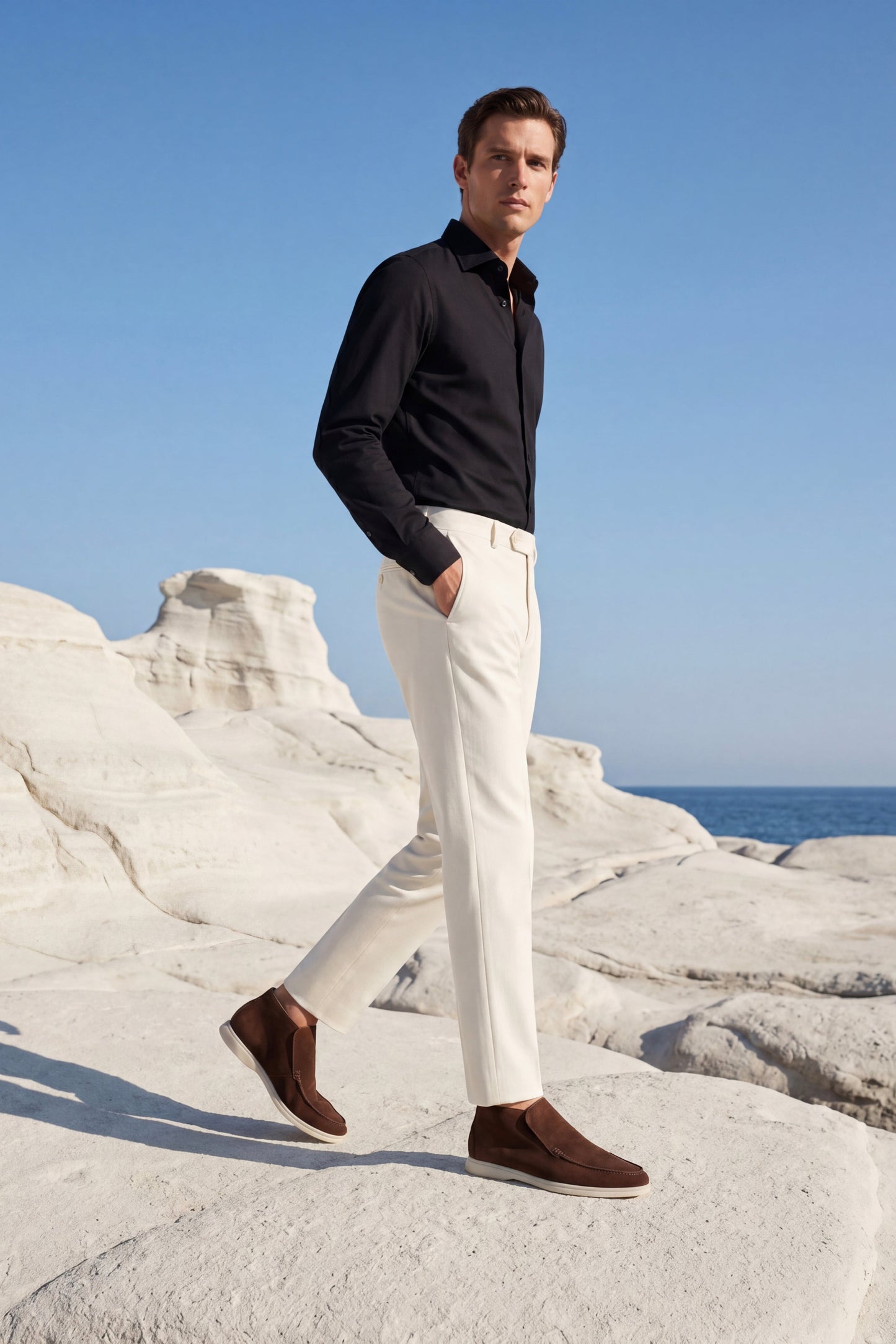 Capri High Top Loafer Brown