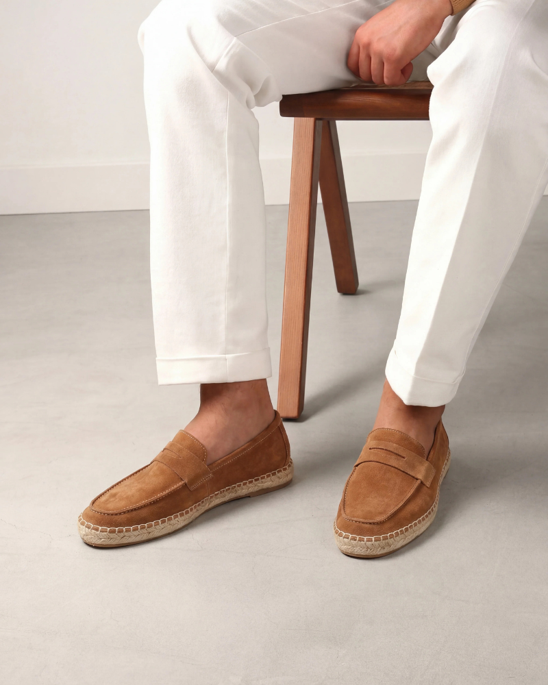 Brown Suède Riviera Espadrille