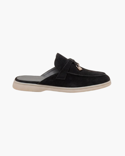 Black Suède Mediterranean Mule