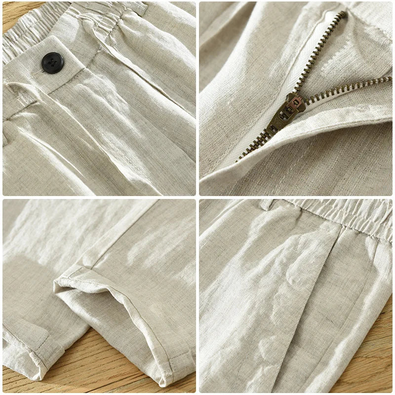 Men's Linen Trousers Elegio Valerion