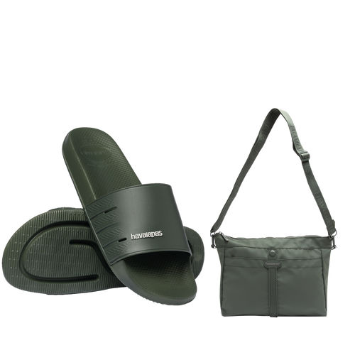 Kit Havaianas para Presente: Slide Zero + Bolsa Transversal