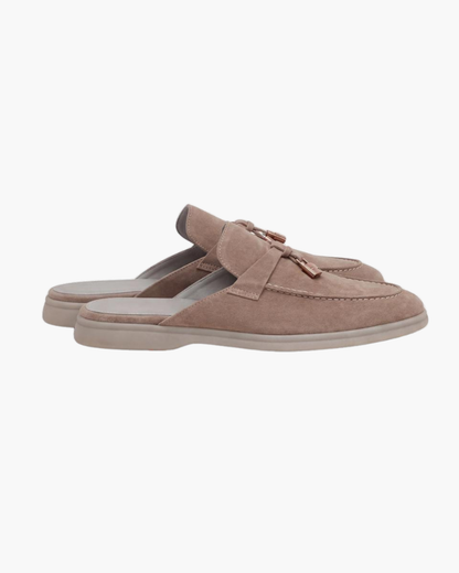 Beige Suède Mediterranean Mule