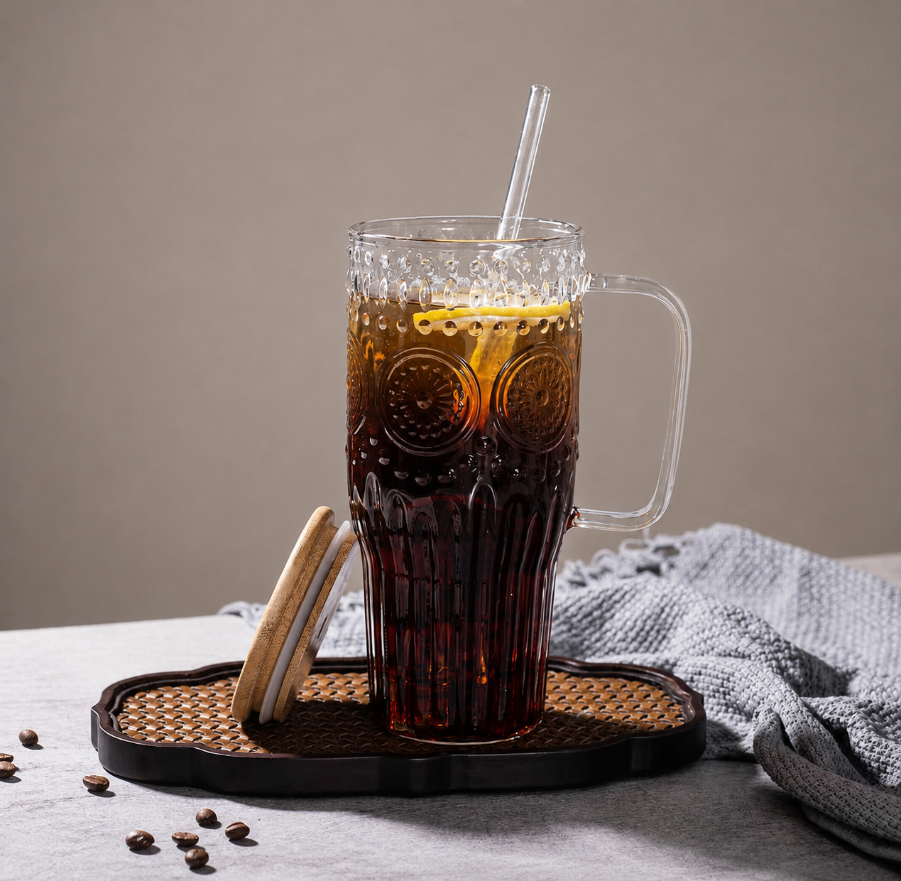 Ellis® 32 Oz Vintage Glass Tumbler