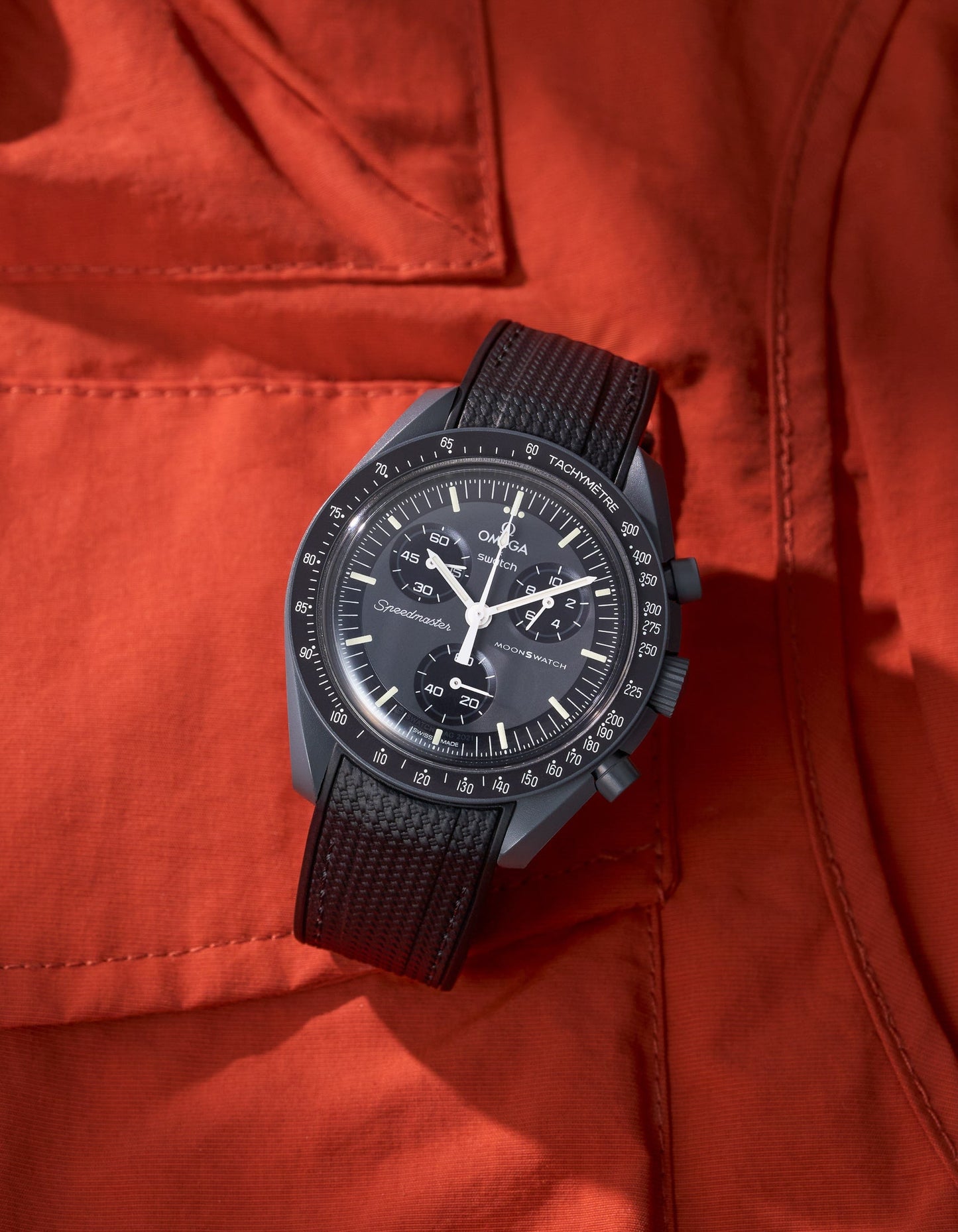 Rubber Strap for Omega X Swatch MoonSwatch Mission to Mercury