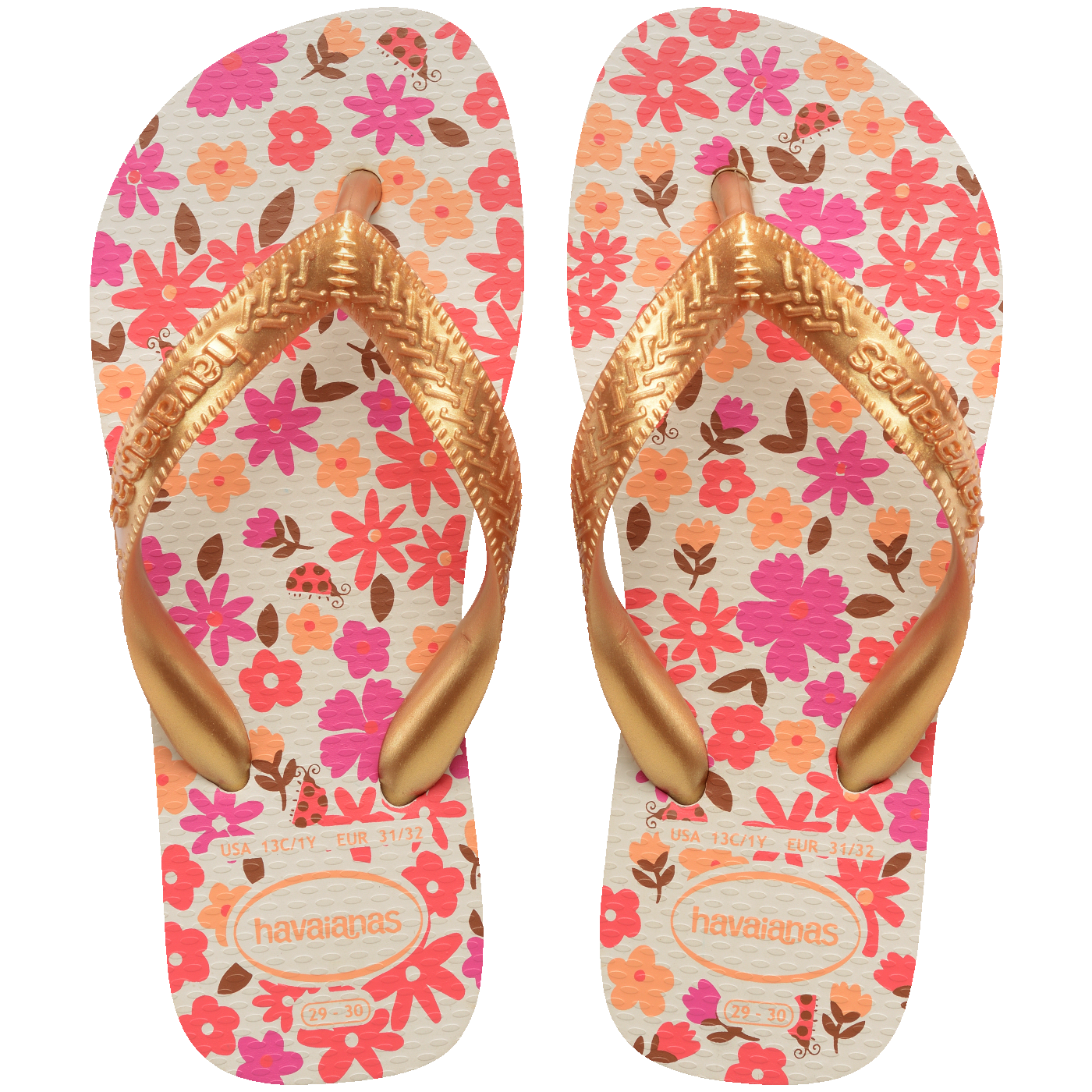 Chinelo Havaianas Infantil Flores