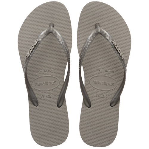 Chinelo Havaianas Slim Logo Metallic
