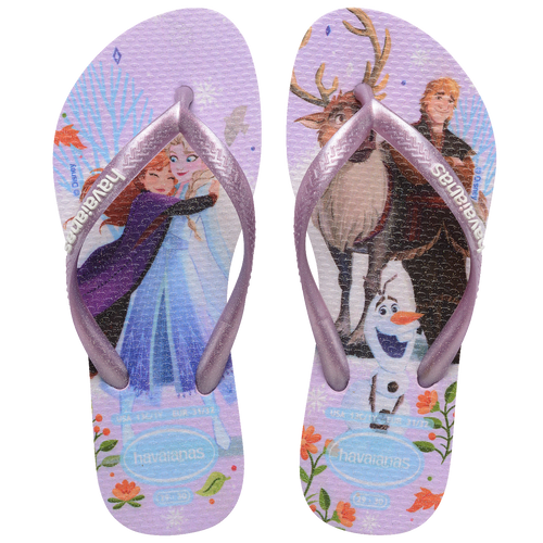 Chinelo Havaianas Infantil Slim Princesas Frozen