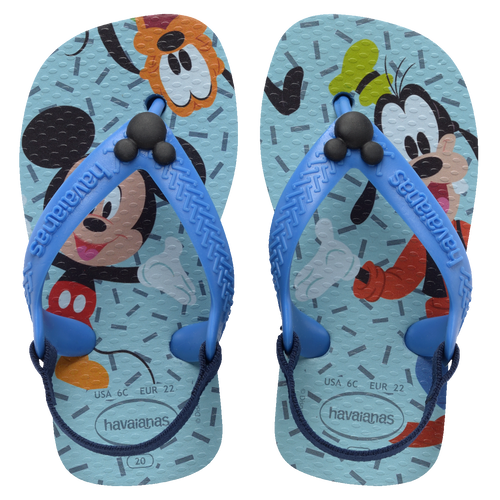Chinelo Havaianas Baby Disney Classicos Mickey & Pateta