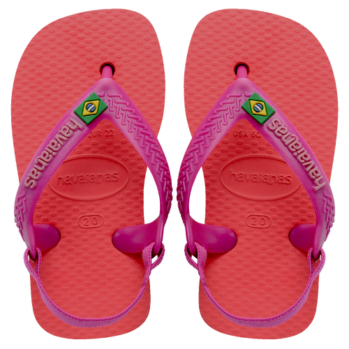 Chinelo Havaianas Baby Brasil Logo