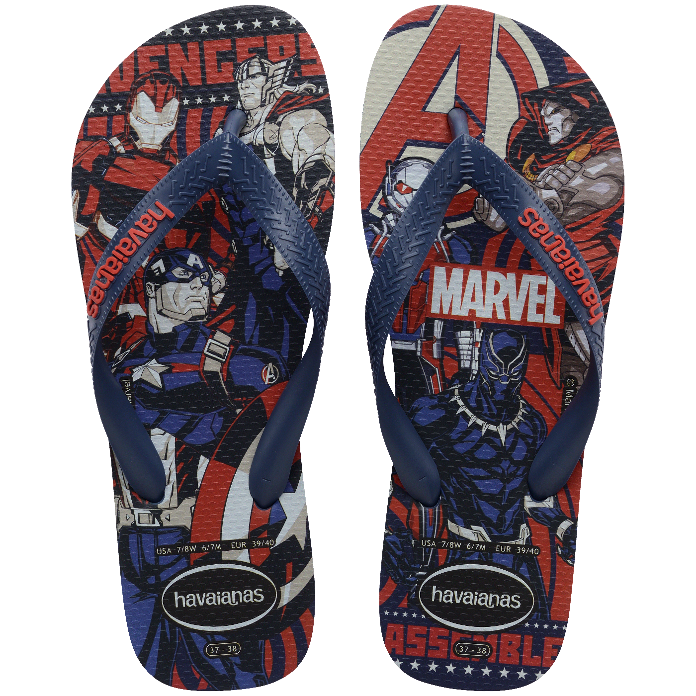 Chinelo Havaianas Top Marvel Classicos Vingadores