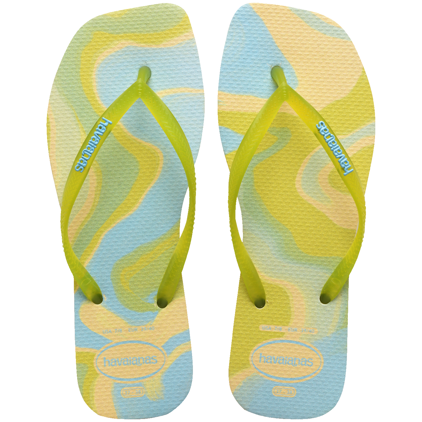 Chinelo Havaianas Slim Square Jelly