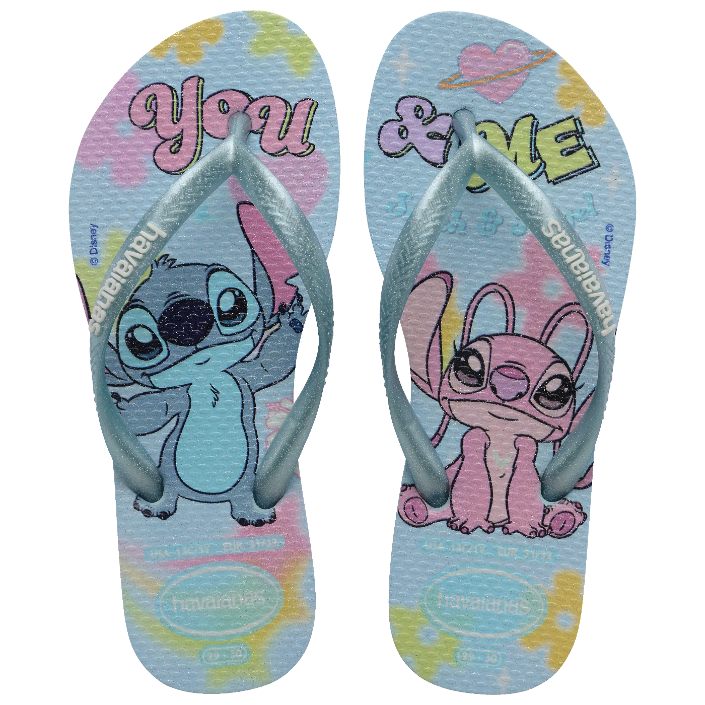 Chinelo Havaianas Infantil Slim Disney Stitch