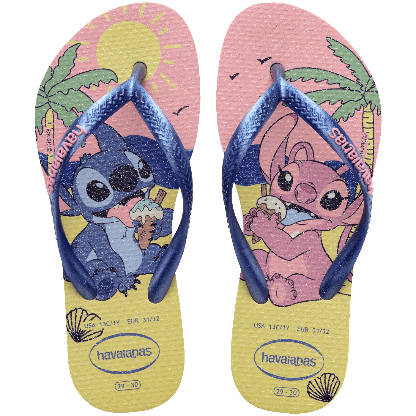 Chinelo Havaianas Infantil Slim Disney Stitch