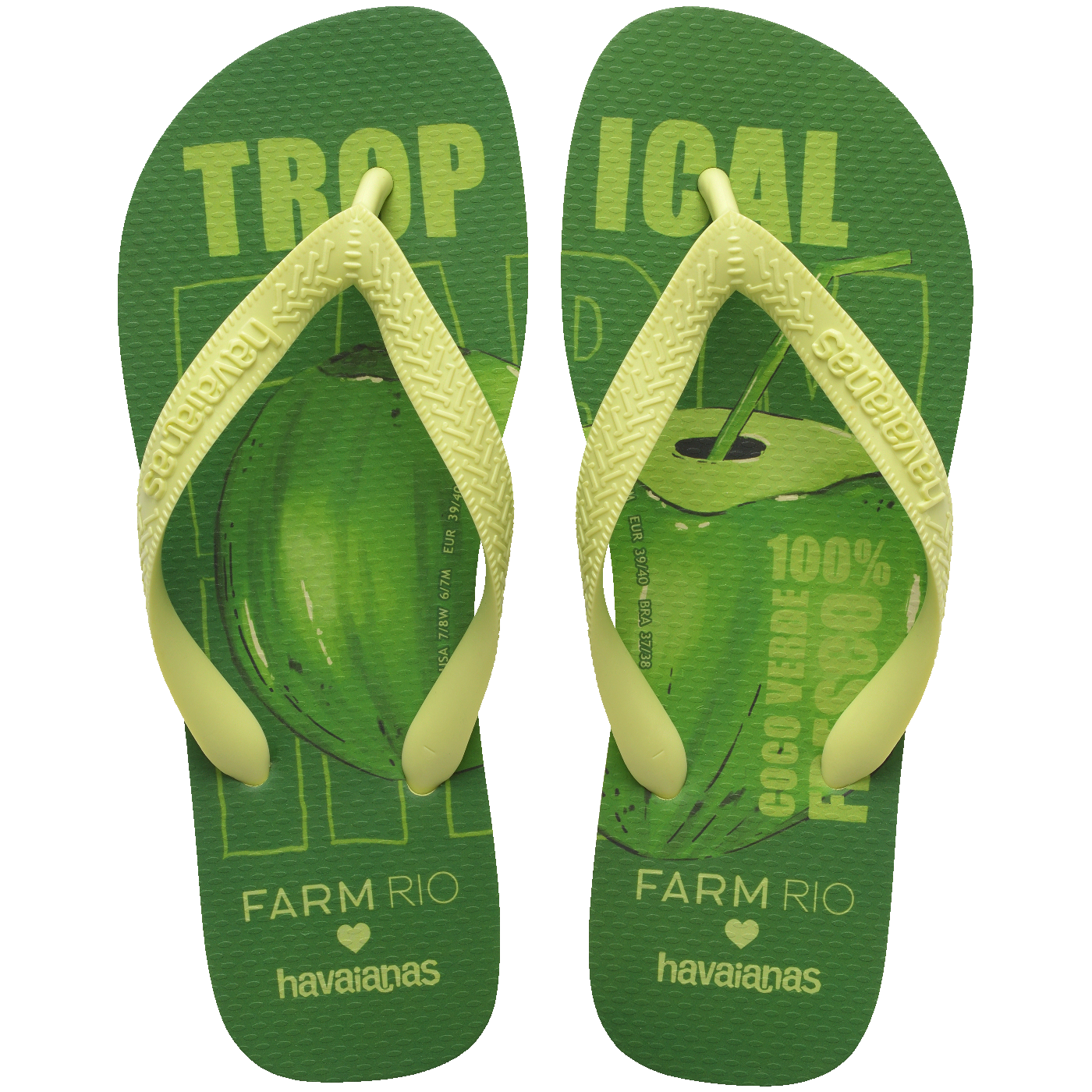 Chinelo Havaianas Farm Tropical Coco