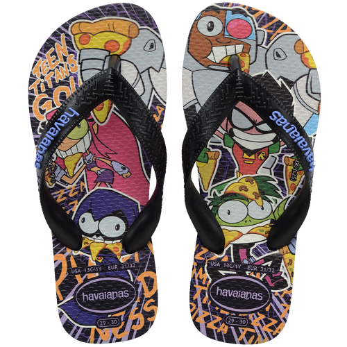 Chinelo Havaianas Infantil Warner Jovens Titãs
