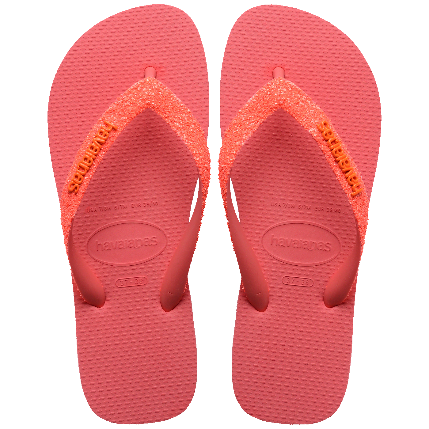 Chinelo Havaianas Top Glitter Neon