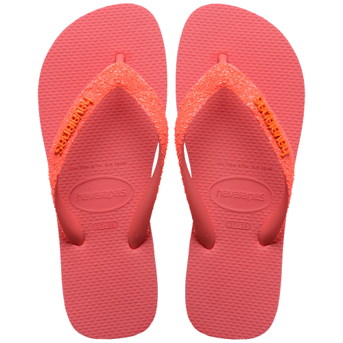 Chinelo Havaianas Top Glitter Neon