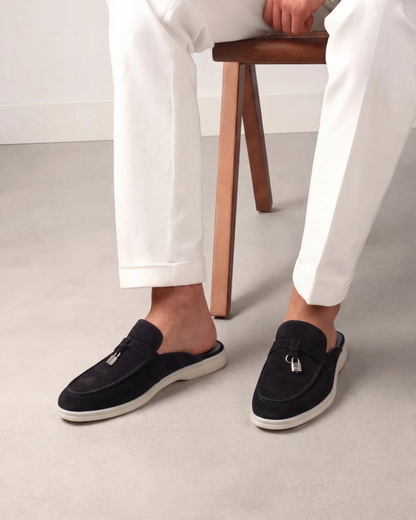 Black Suède Mediterranean Mule