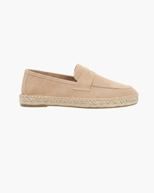 Beige Suède Riviera Espadrille