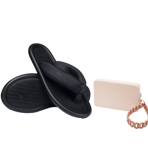 Kit Havaianas para elas: Maxi Puffed + Mini Bag Chains