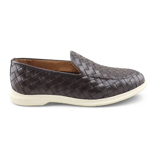 Sorrento Woven Loafer - Brown