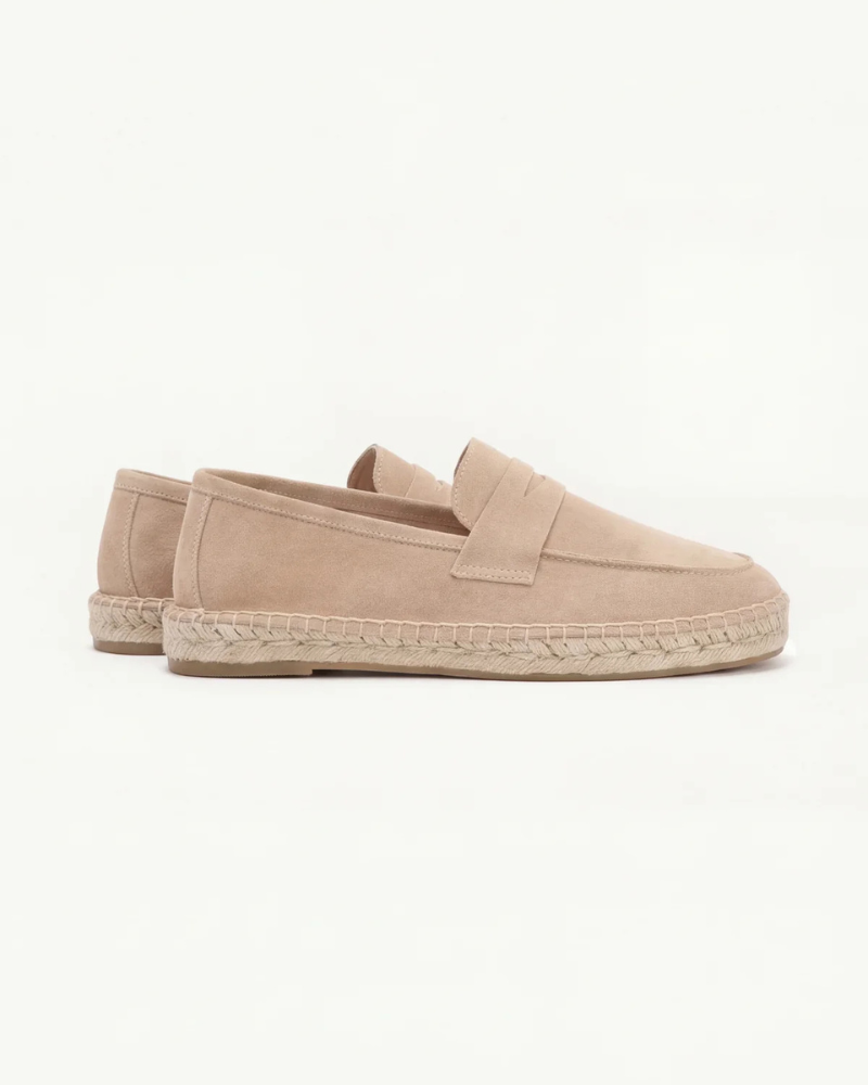 Beige Suède Riviera Espadrille