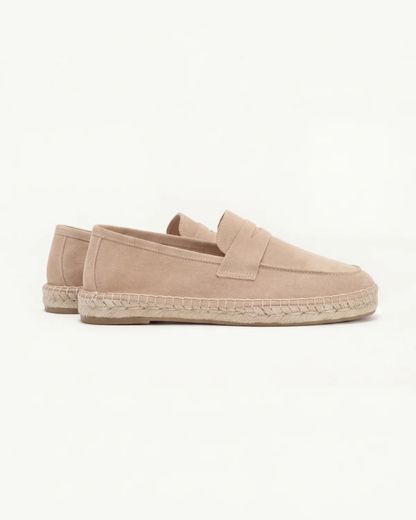 Beige Suède Riviera Espadrille