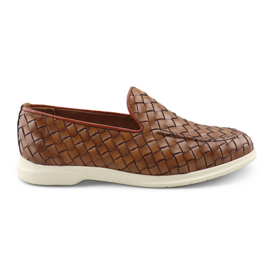 Sorrento Woven Loafer - Leather