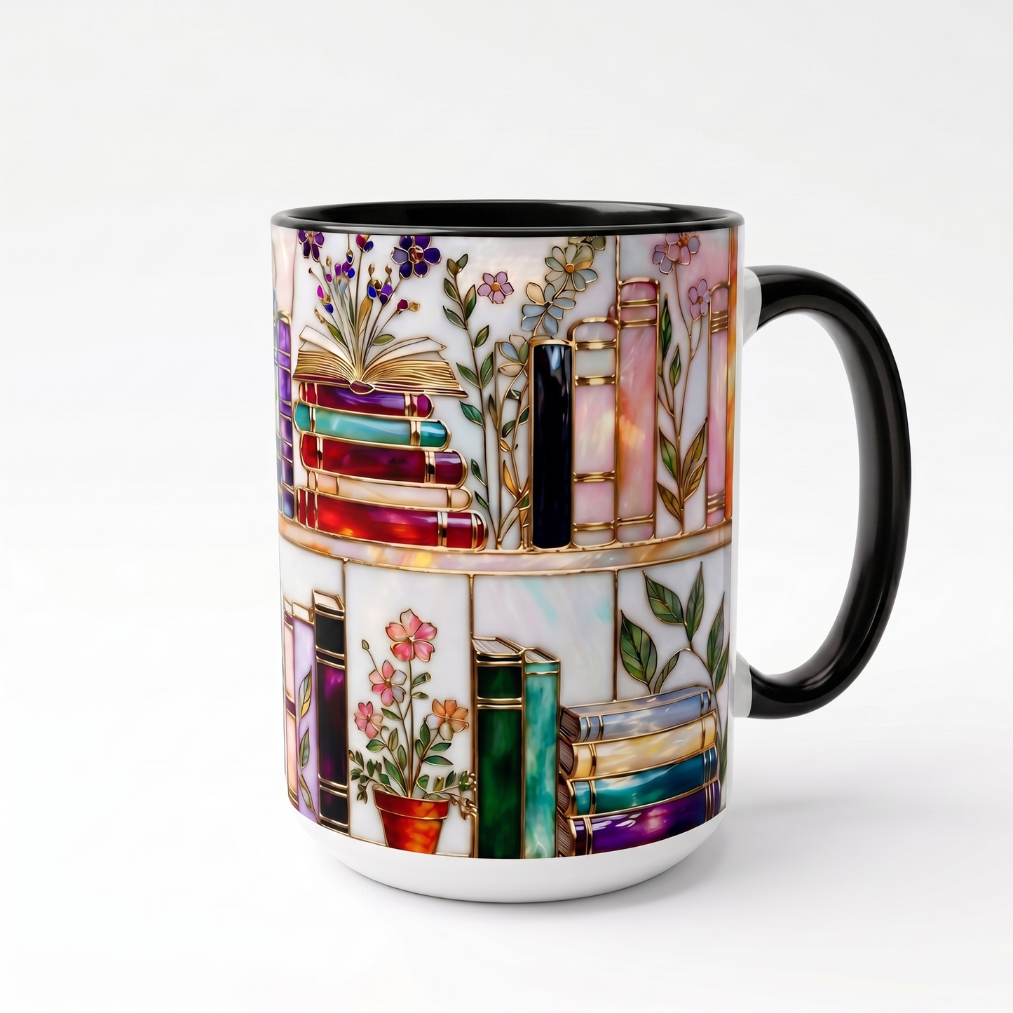Ellis® Floral Bookshelf Mug