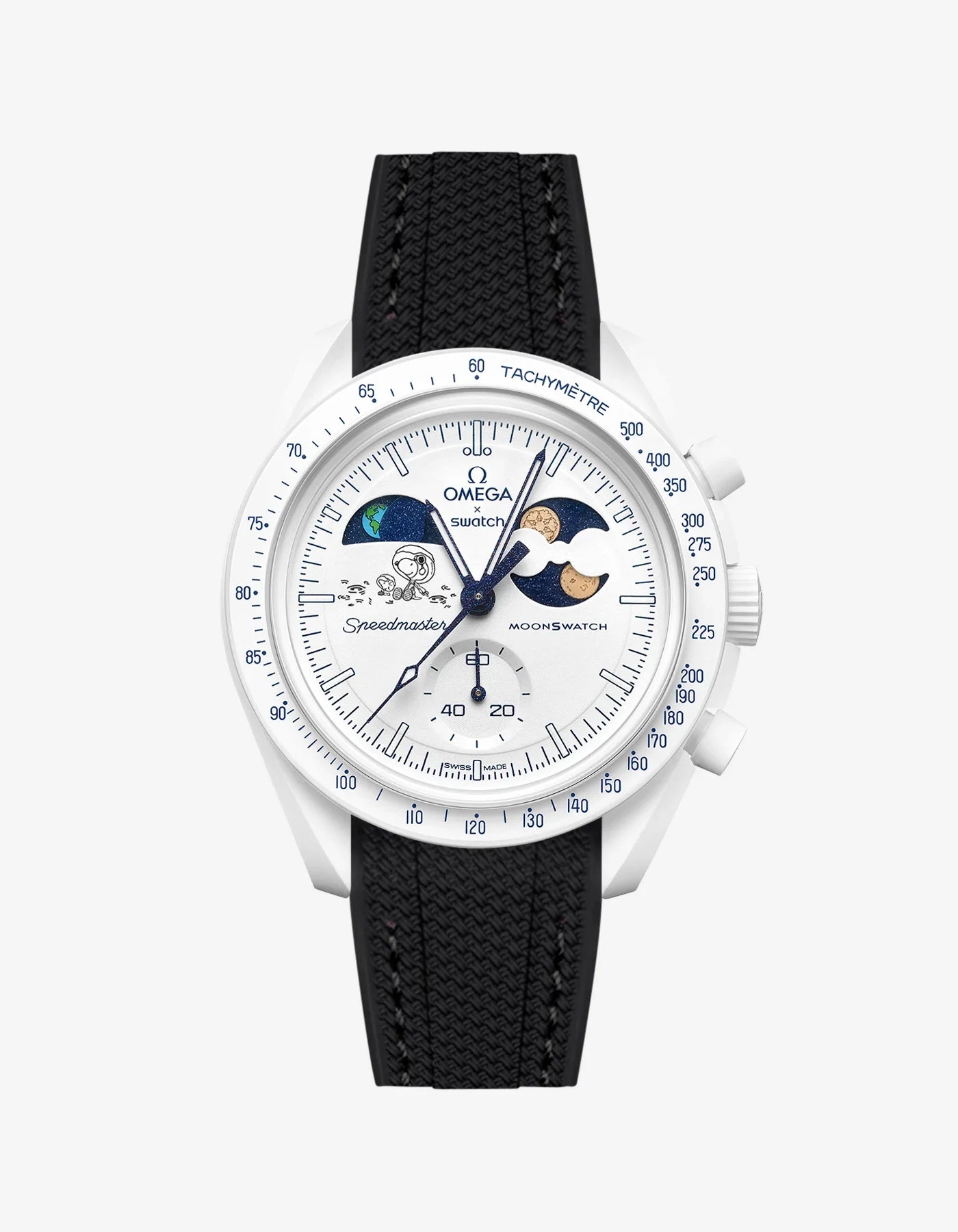 Rubber Strap For Omega x Swatch MoonSwatch Mission To Earthphase - Moonshine Gold Cold Moon TEST