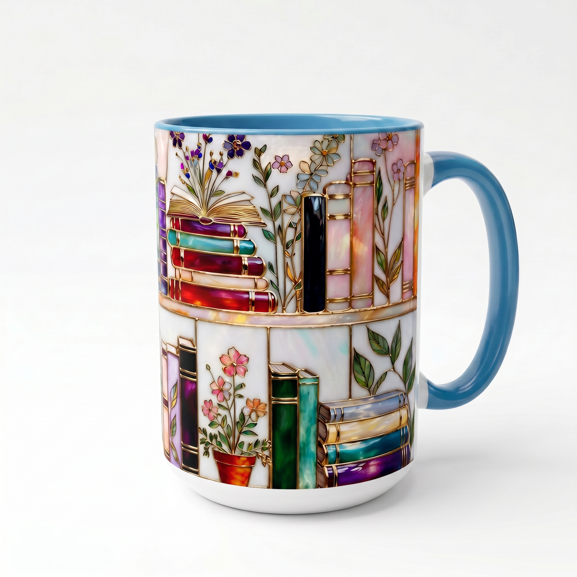 Ellis® Floral Bookshelf Mug