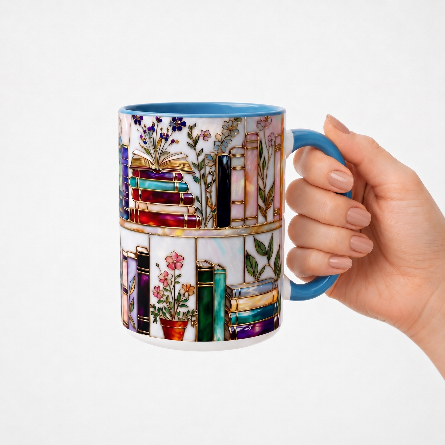 Ellis® Floral Bookshelf Mug