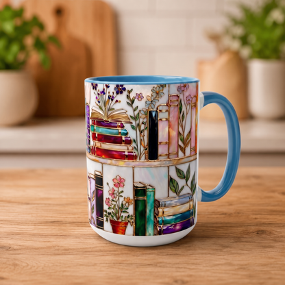 Ellis® Floral Bookshelf Mug