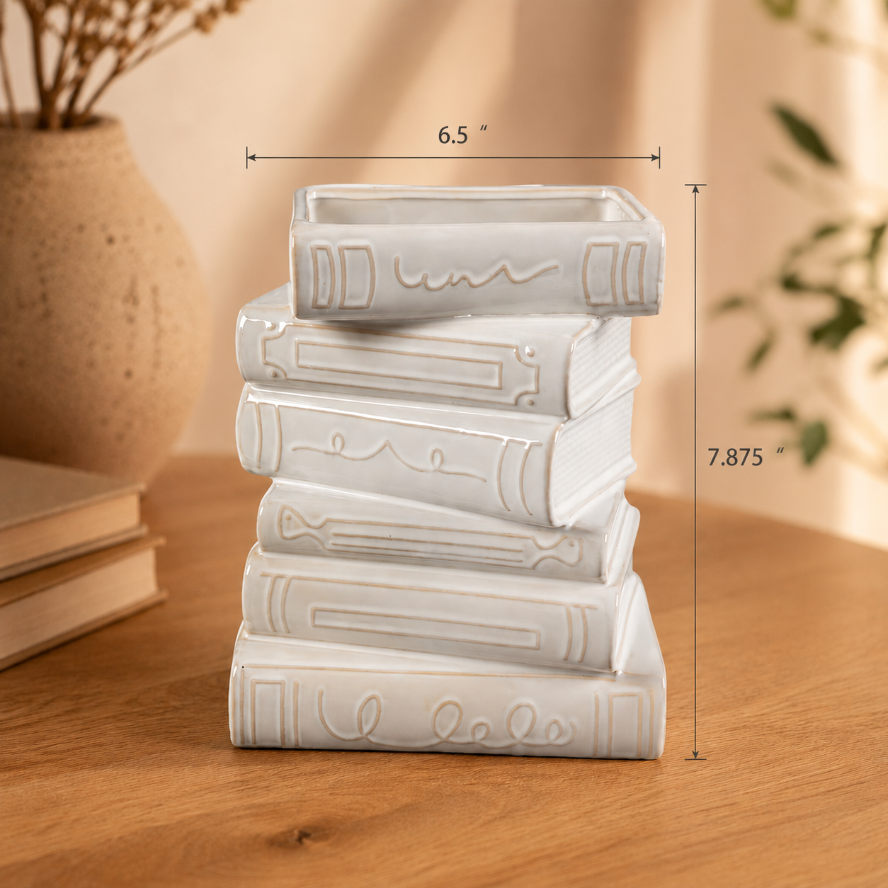 Ellis® Ceramic Bookshelf Vase