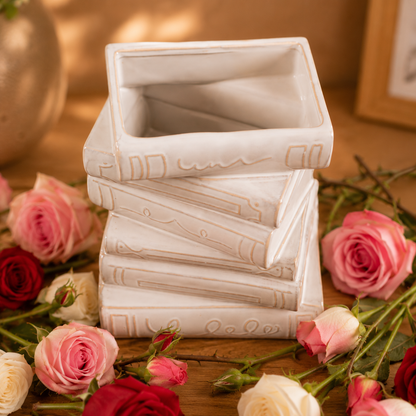 Ellis® Ceramic Bookshelf Vase