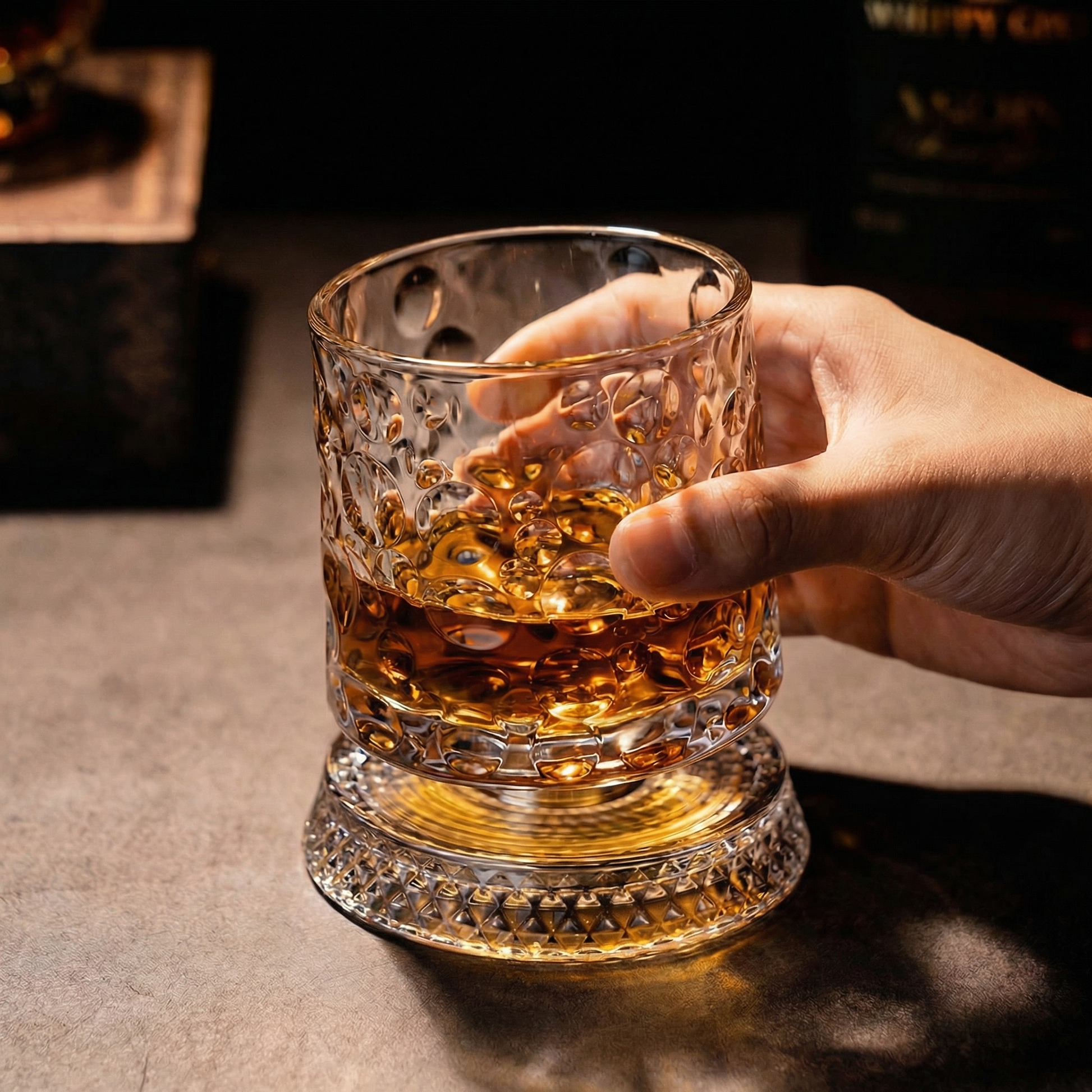 Ellis® Rotating Whiskey Glass