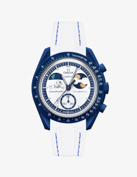 Vertech White & Blue Stitches