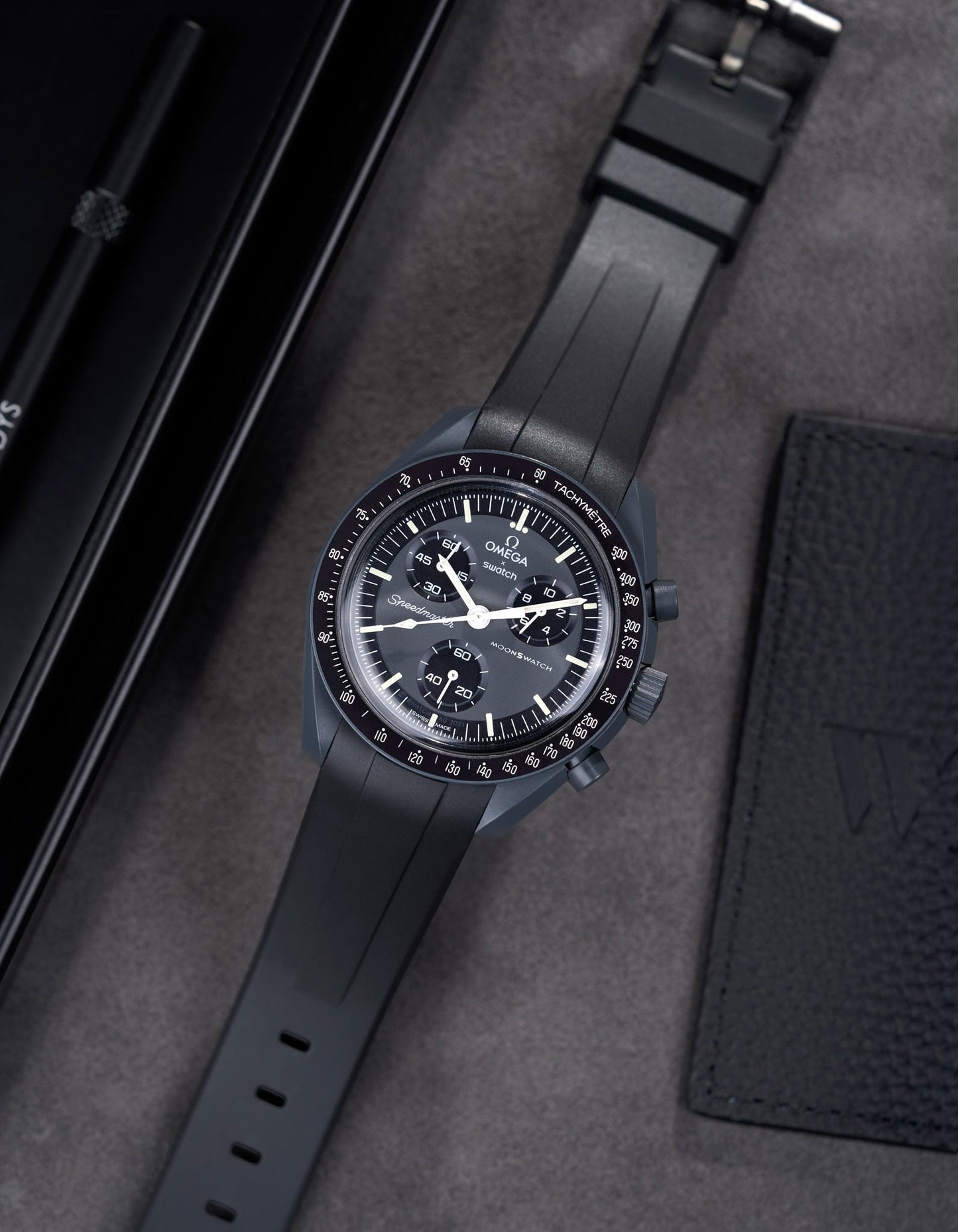 Rubber Strap for Omega X Swatch MoonSwatch Mission to Mercury