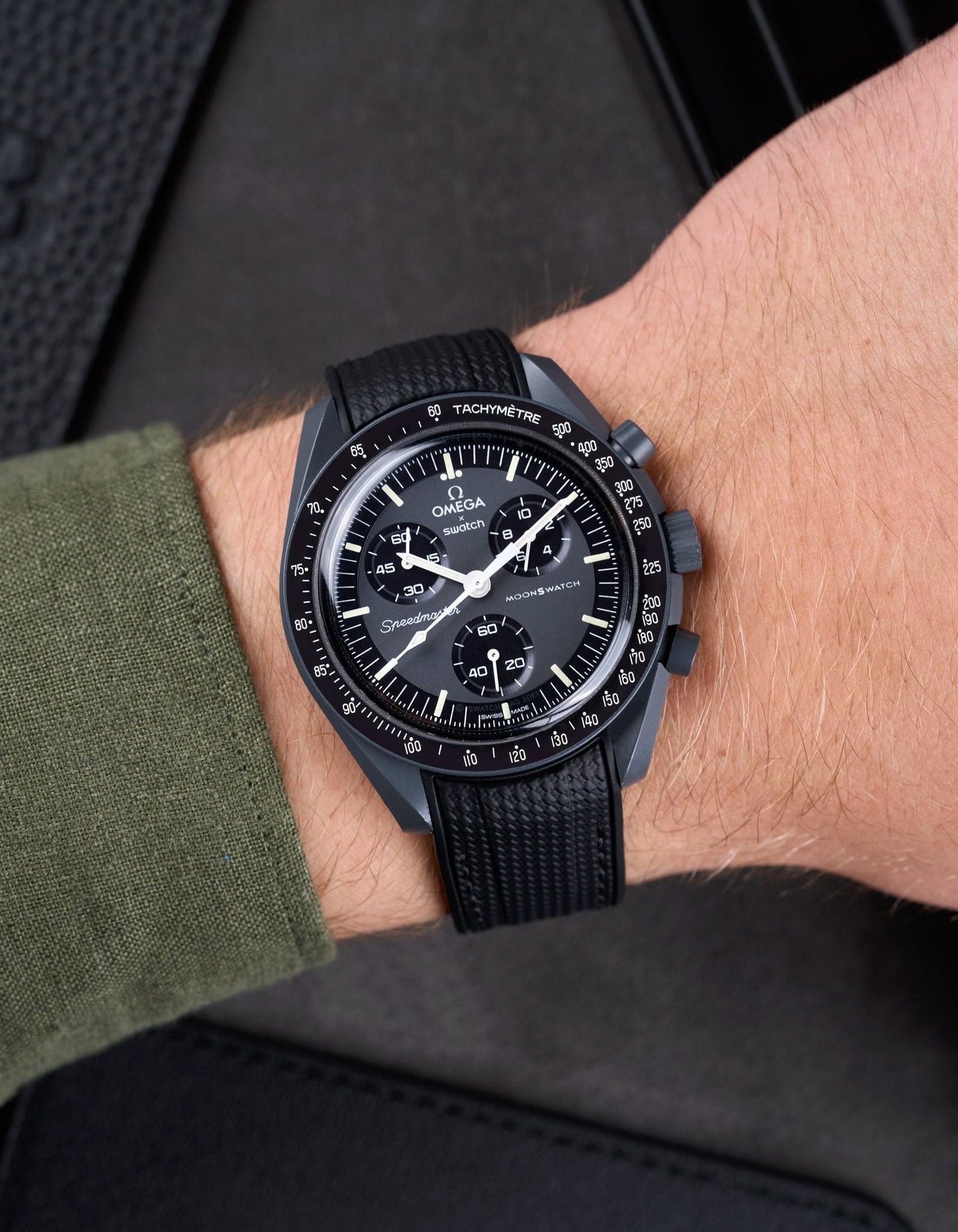 Rubber Strap for Omega X Swatch MoonSwatch Mission to Mercury