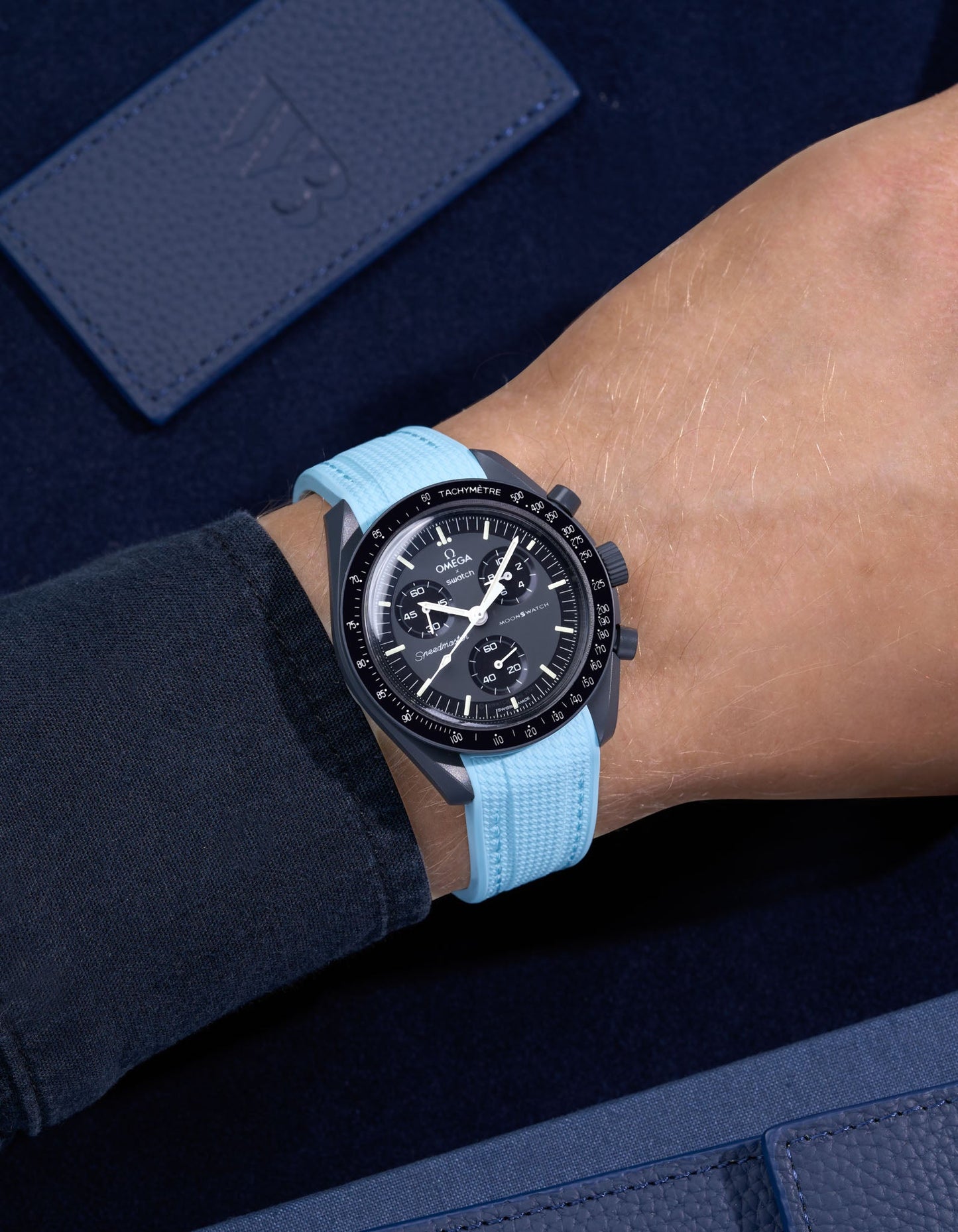 Rubber Strap for Omega X Swatch MoonSwatch Mission to Mercury