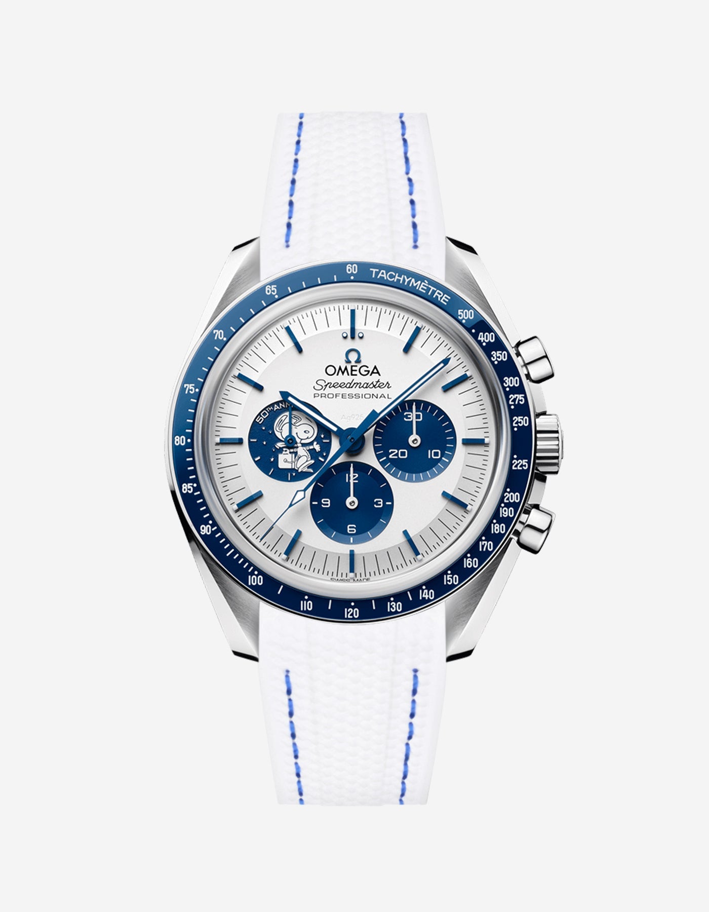 Rubber Strap for Omega Speedmaster “Silver Snoopy Award”