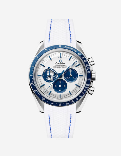 Rubber Strap for Omega Speedmaster “Silver Snoopy Award”