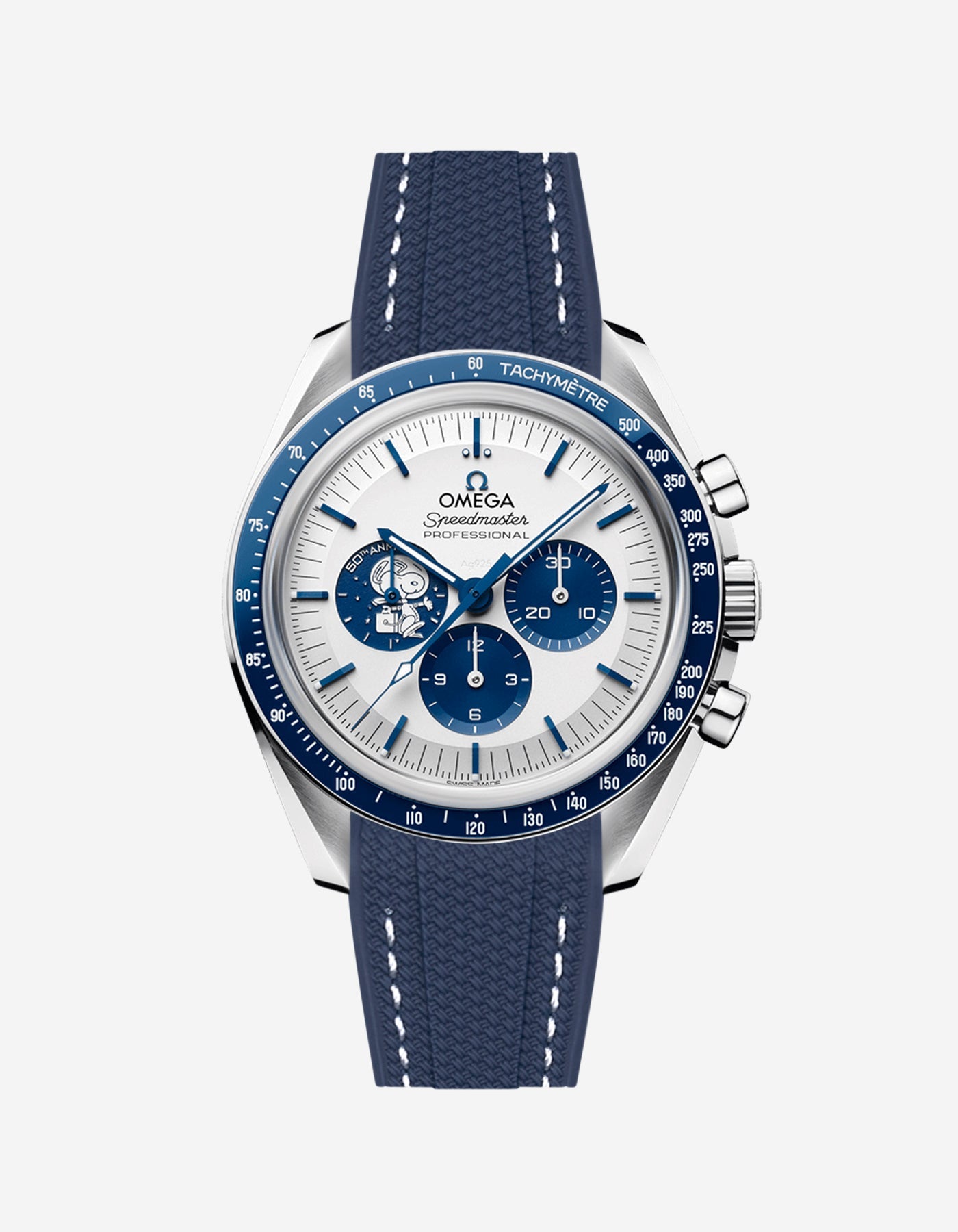 Rubber Strap for Omega Speedmaster “Silver Snoopy Award”