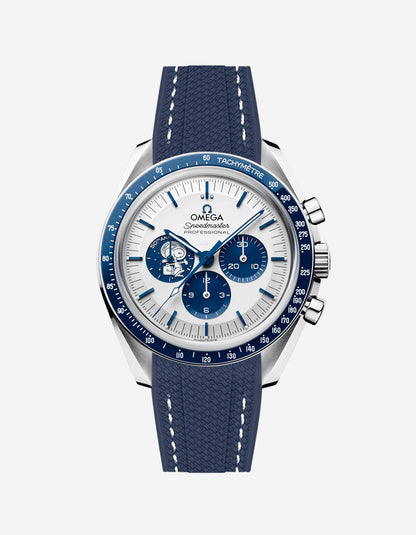 Rubber Strap for Omega Speedmaster “Silver Snoopy Award”