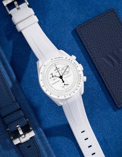 Rubber Strap for Omega X Swatch MoonSwatch Mission to The Moonphase