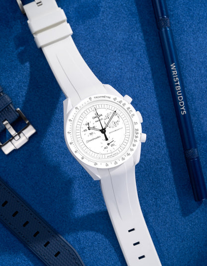 Rubber Strap for Omega X Swatch MoonSwatch Mission to The Moonphase