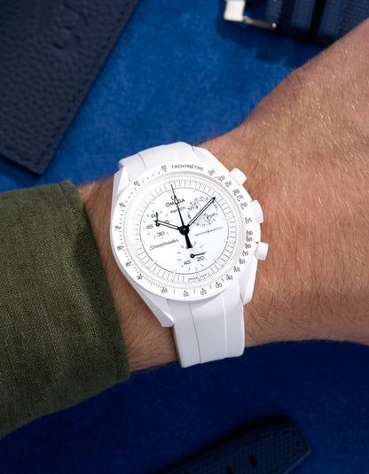 Rubber Strap for Omega X Swatch MoonSwatch Mission to The Moonphase